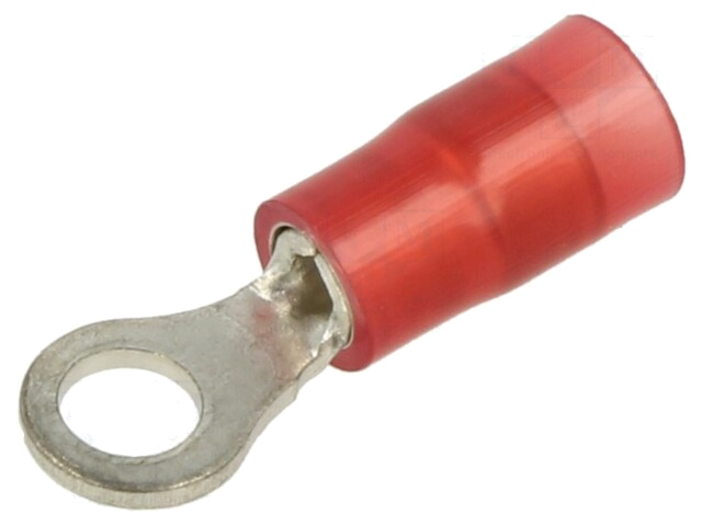 Uiteinde: oog; Ø: 3,5mm; 0,5÷1mm2; klemmen; voor draad; geïsoleerd Uiteinde: oog; Ø: 3,5mm; 0,5÷1mm2; klemmen; voor draad; geïsoleerd